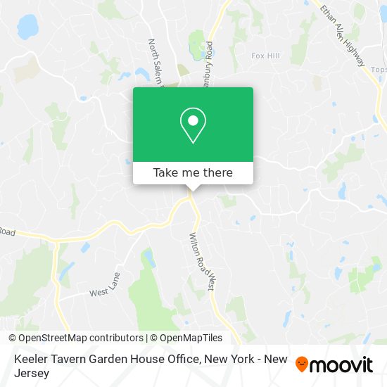 Keeler Tavern Garden House Office map