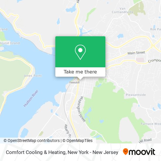 Comfort Cooling & Heating map