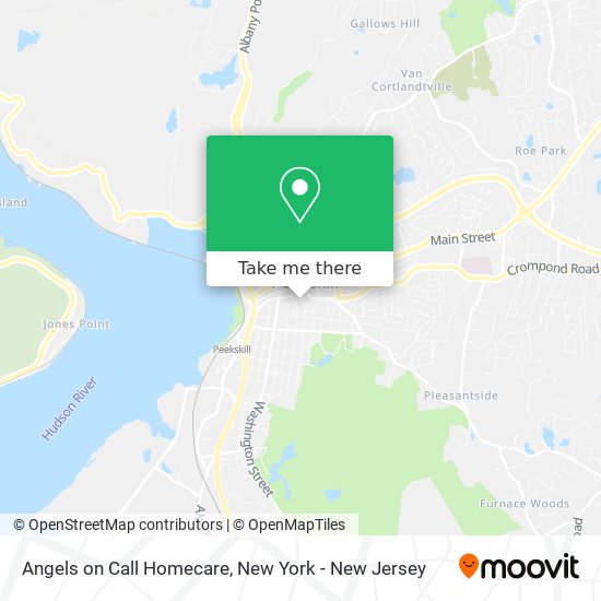 Angels on Call Homecare map