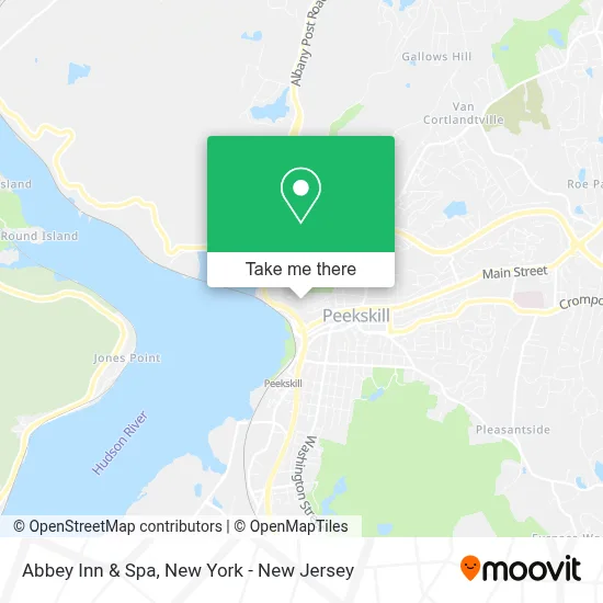 Abbey Inn & Spa map