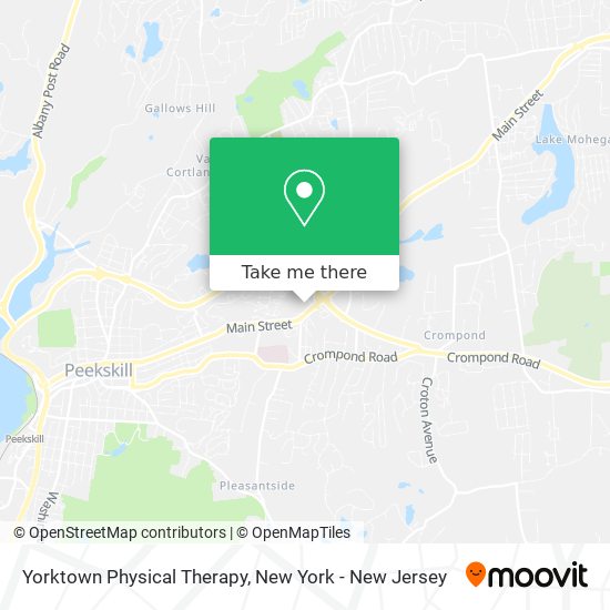 Yorktown Physical Therapy map