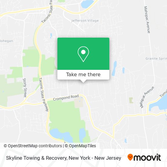 Skyline Towing & Recovery map