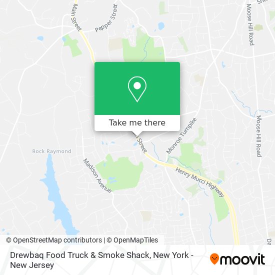 Drewbaq Food Truck & Smoke Shack map