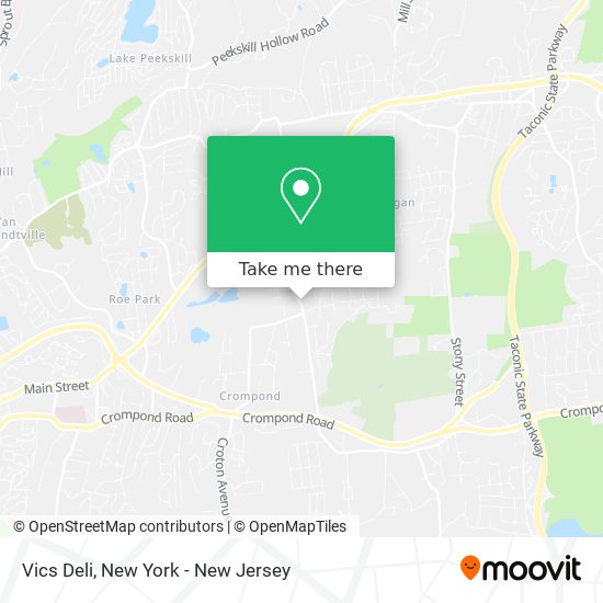 Vics Deli map