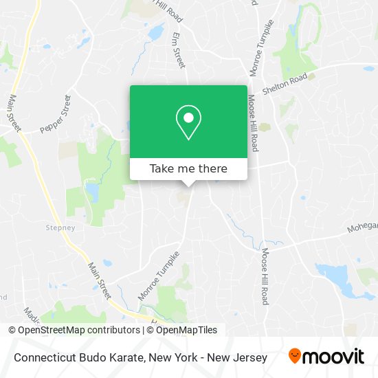 Connecticut Budo Karate map