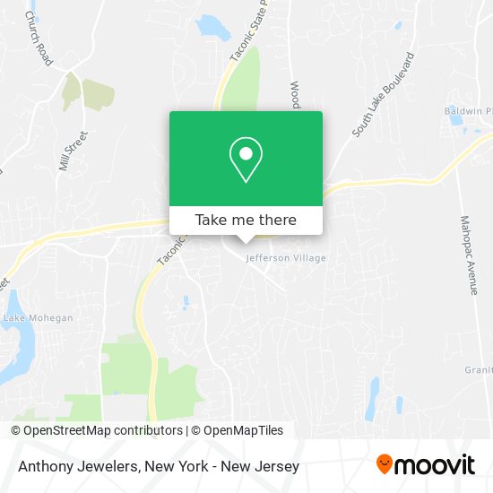 Anthony Jewelers map