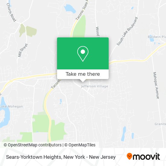 Sears-Yorktown Heights map