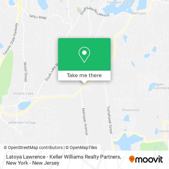 Latoya Lawrence - Keller Williams Realty Partners map