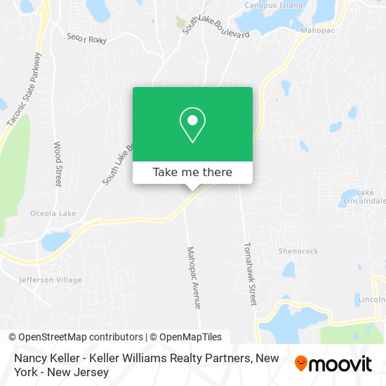 Nancy Keller - Keller Williams Realty Partners map