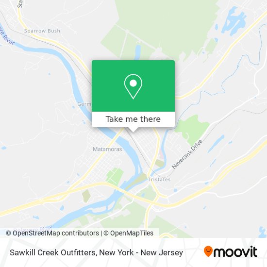 Mapa de Sawkill Creek Outfitters