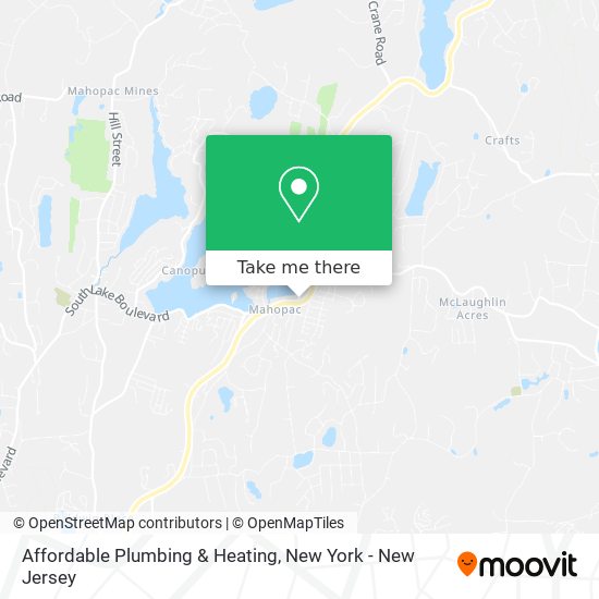 Affordable Plumbing & Heating map