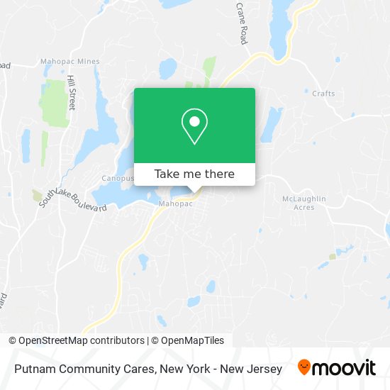 Putnam Community Cares map