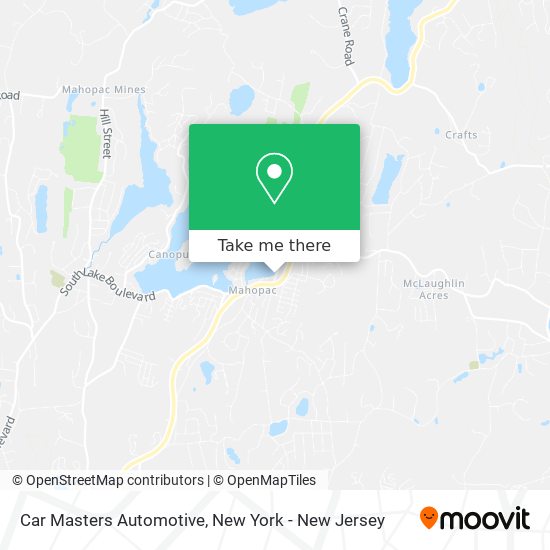 Car Masters Automotive map