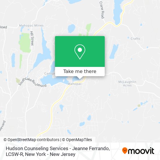 Hudson Counseling Services - Jeanne Ferrando, LCSW-R map