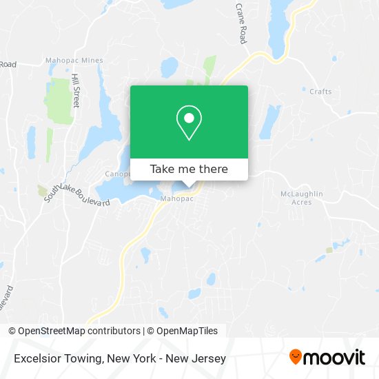 Excelsior Towing map