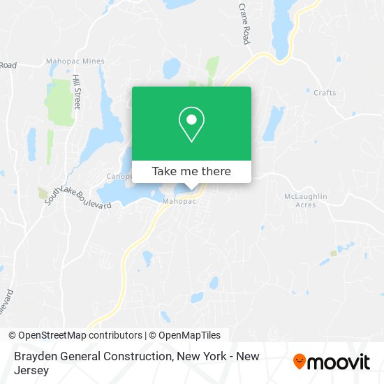 Brayden General Construction map