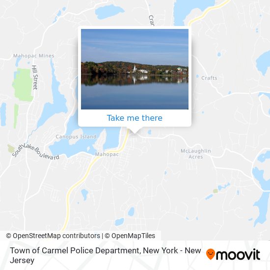 Town of Carmel Police Department map