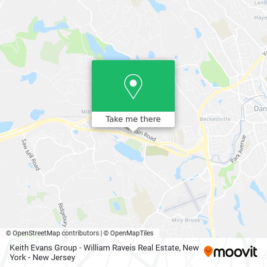 Keith Evans Group - William Raveis Real Estate map