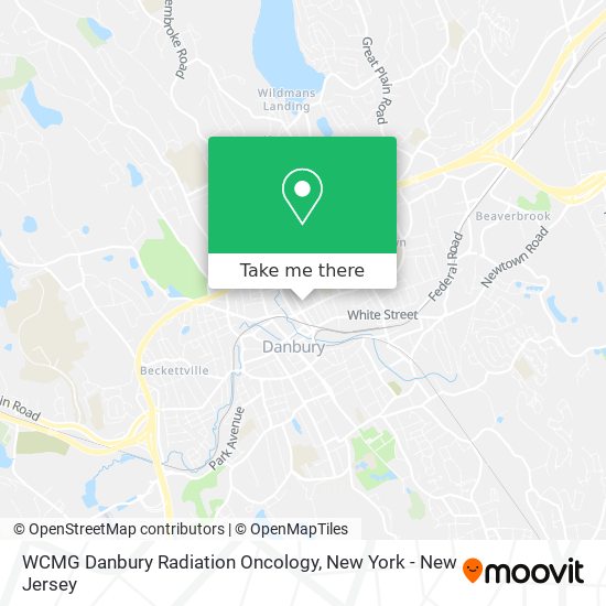 WCMG Danbury Radiation Oncology map