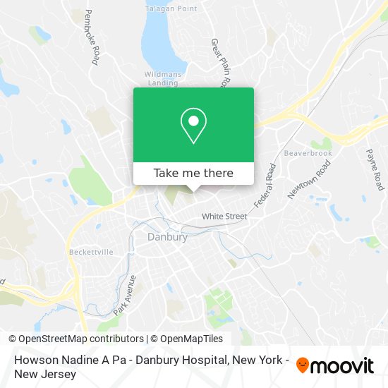 Howson Nadine A Pa - Danbury Hospital map