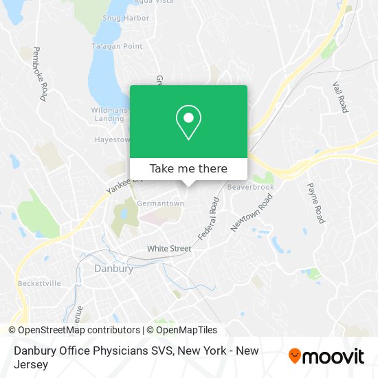 Danbury Office Physicians SVS map