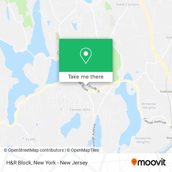 H&R Block map