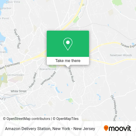 Amazon Delivery Station map