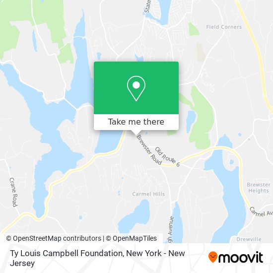 Ty Louis Campbell Foundation map