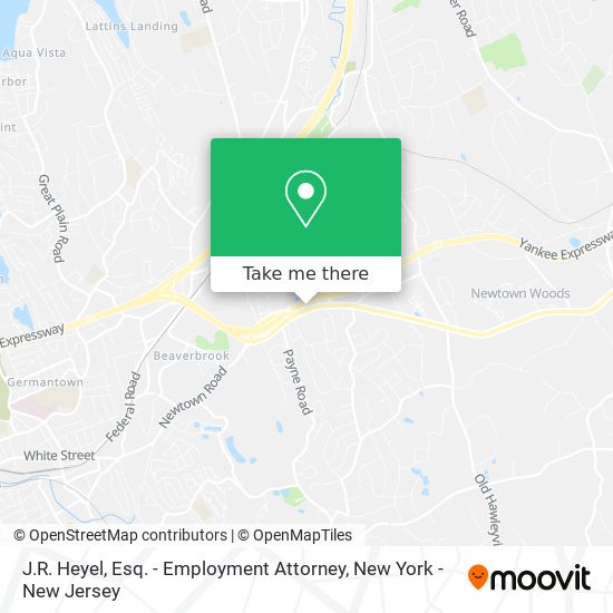 Mapa de J.R. Heyel, Esq. - Employment Attorney