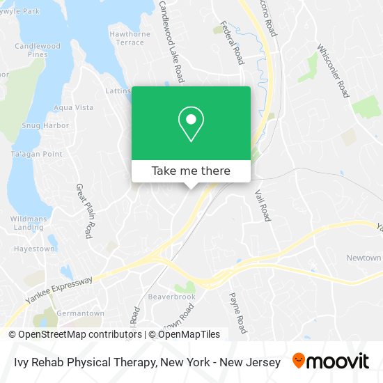 Ivy Rehab Physical Therapy map