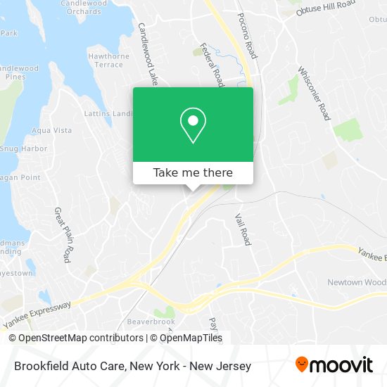 Brookfield Auto Care map