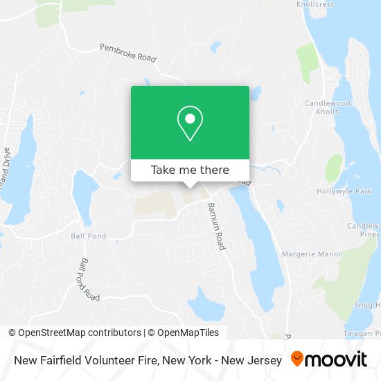 Mapa de New Fairfield Volunteer Fire