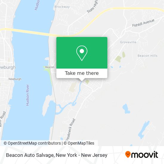 Beacon Auto Salvage map