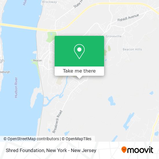 Shred Foundation map