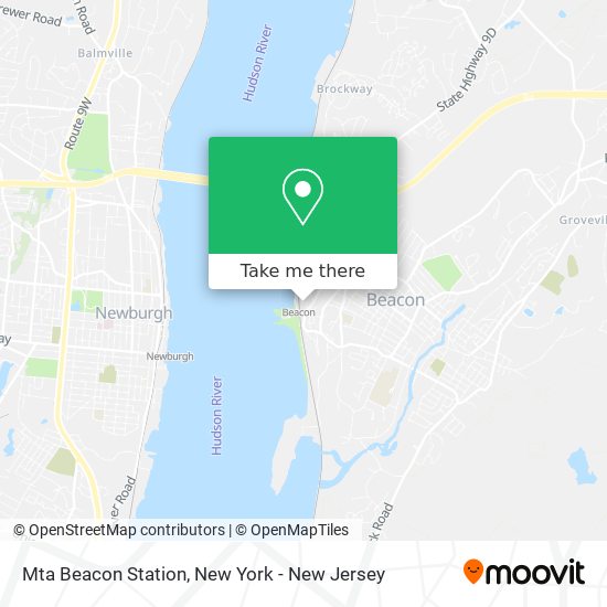 Mta Beacon Station map