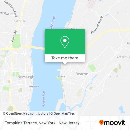 Tompkins Terrace map