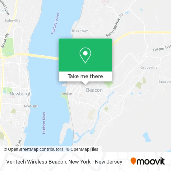 Veritech Wireless Beacon map