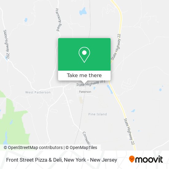 Front Street Pizza & Deli map