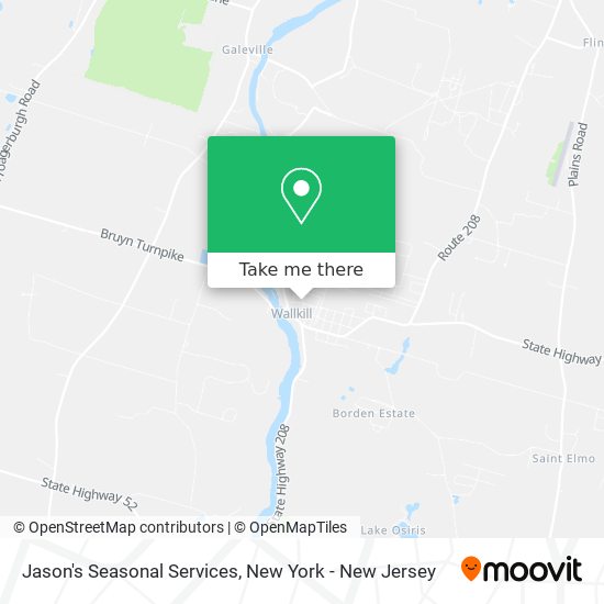 Jason's Seasonal Services map