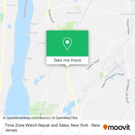 Mapa de Time Zone Watch Repair and Sales