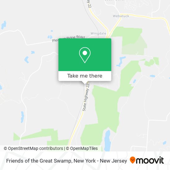 Friends of the Great Swamp map