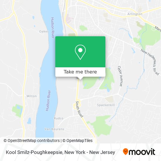 Kool Smilz-Poughkeepsie map