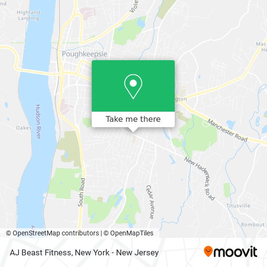 AJ Beast Fitness map