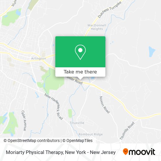 Moriarty Physical Therapy map
