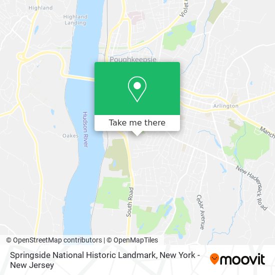 Mapa de Springside National Historic Landmark