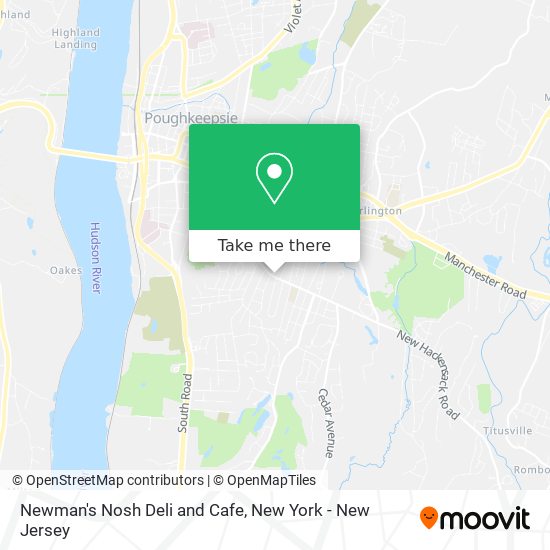 Newman's Nosh Deli and Cafe map