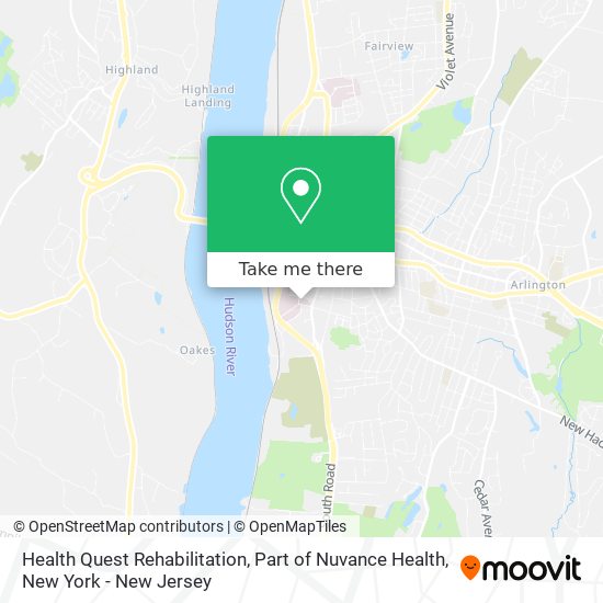 Health Quest Rehabilitation, Part of Nuvance Health map