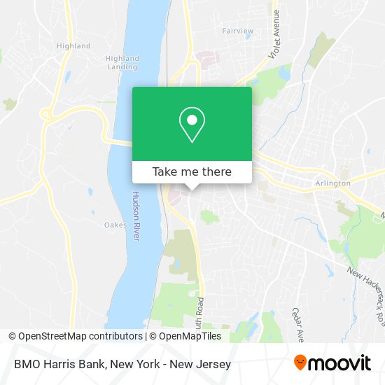 BMO Harris Bank map