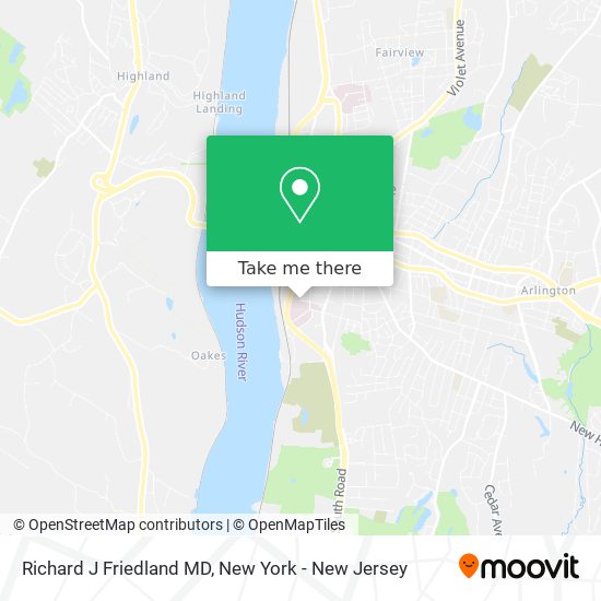 Richard J Friedland MD map