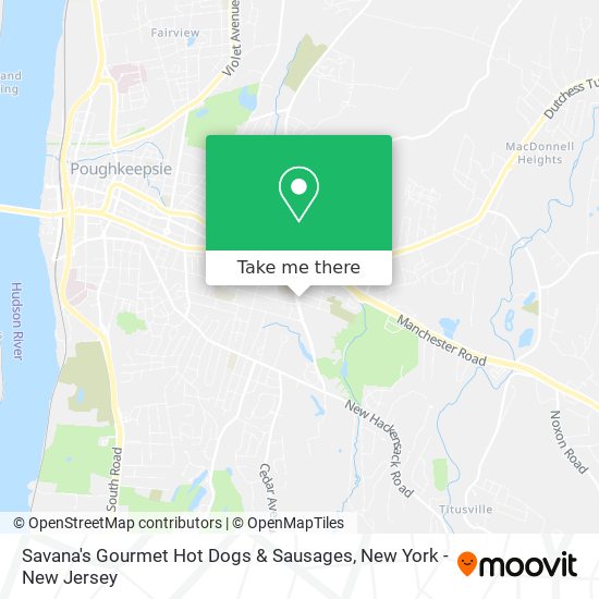 Savana's Gourmet Hot Dogs & Sausages map